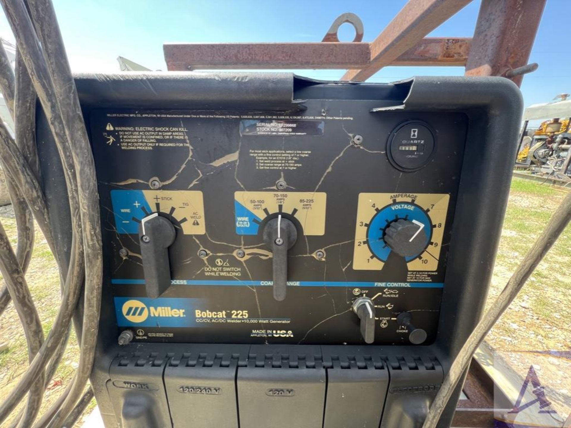 Miller Bobcat 225 AC/DC Welding Machine - Image 9 of 20