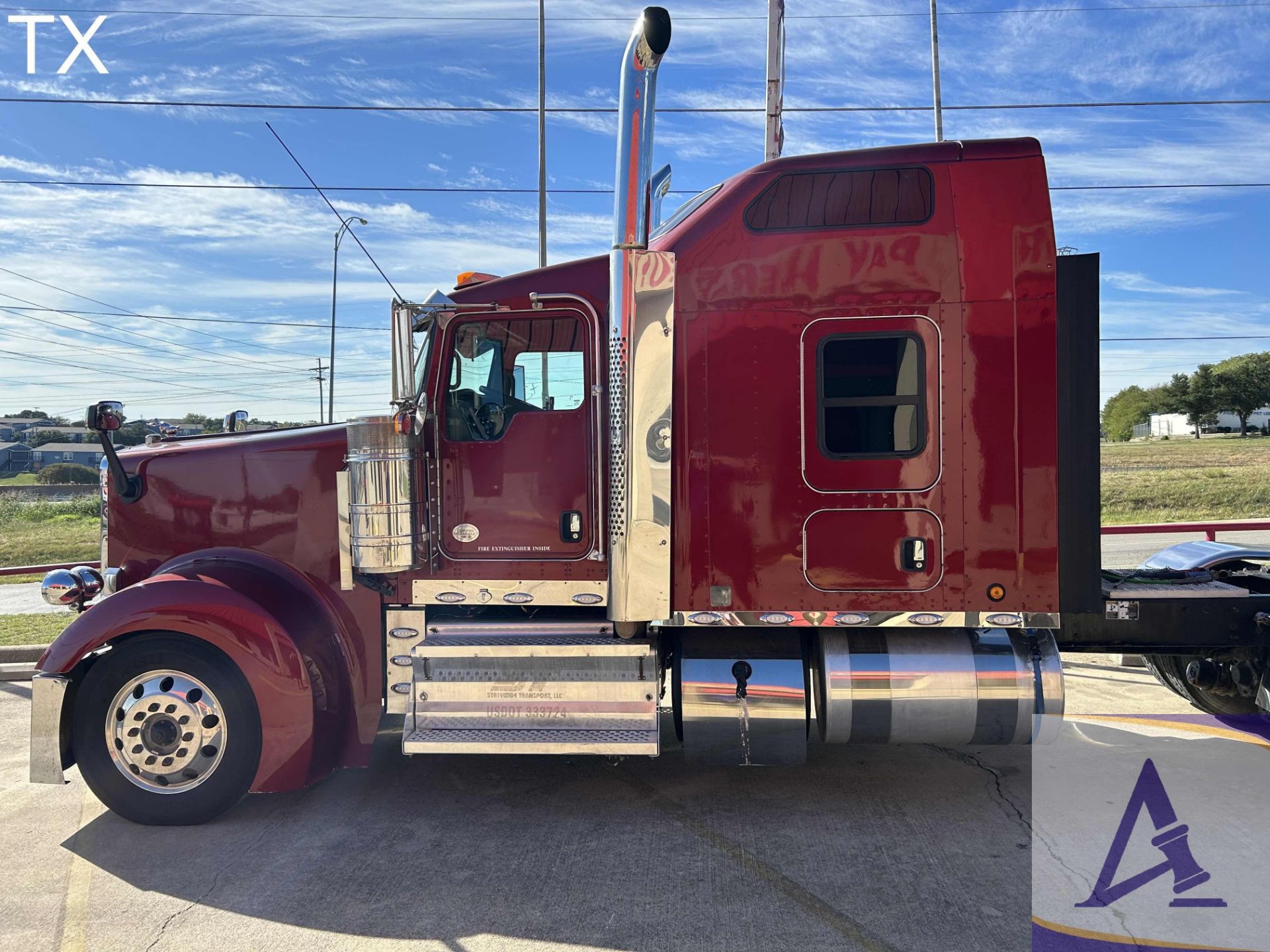 2016 Kenworth W900 Truck Tractor with Sleeper,Wet Kit - Image 5 of 25