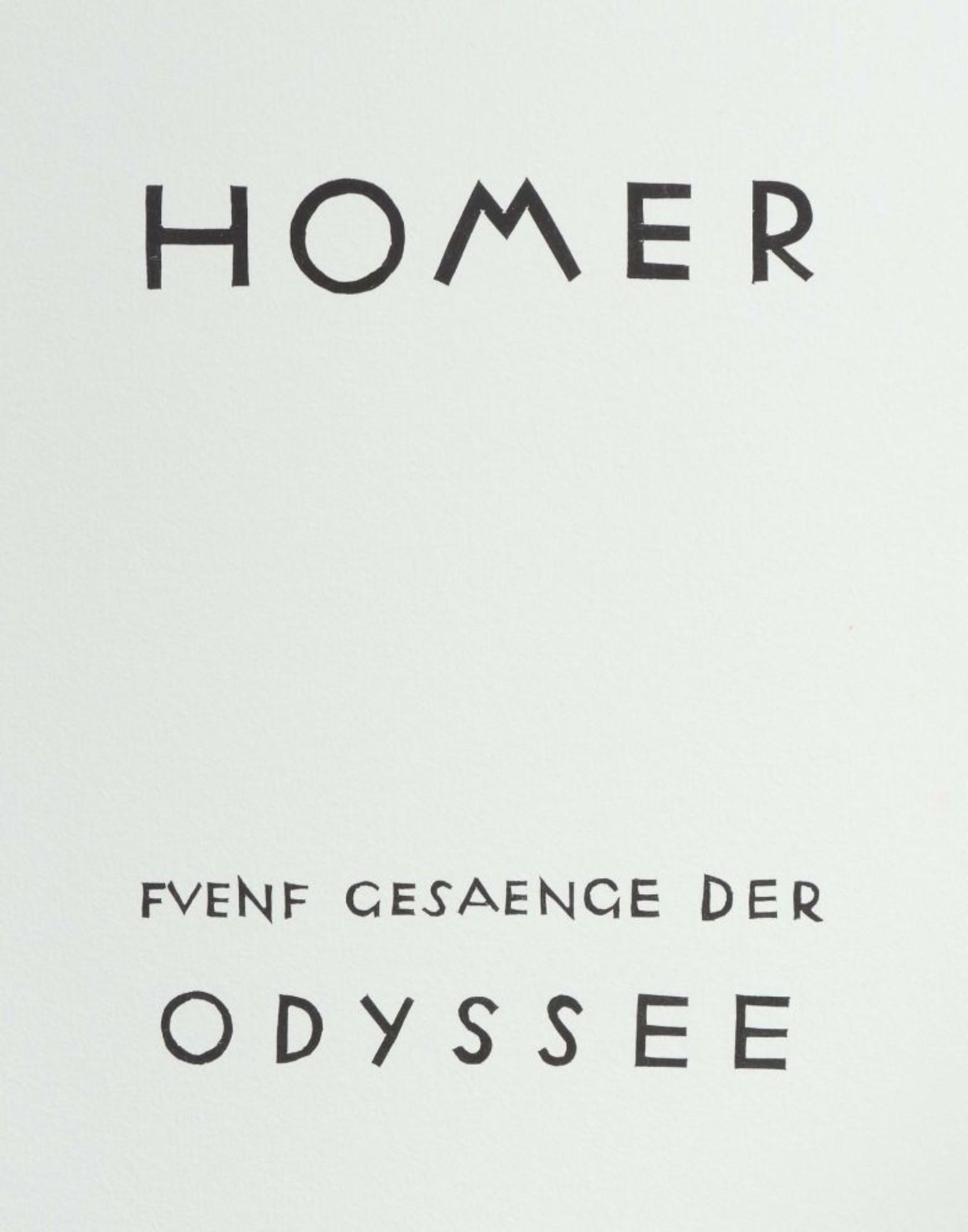 Marcks, Gerhard & Homer Odyssee - Fünf - Image 3 of 6
