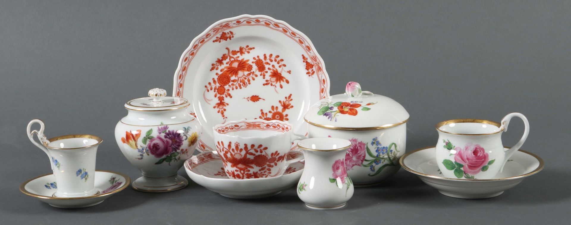 Konvolut Meissen 5x nach 1934, 4x