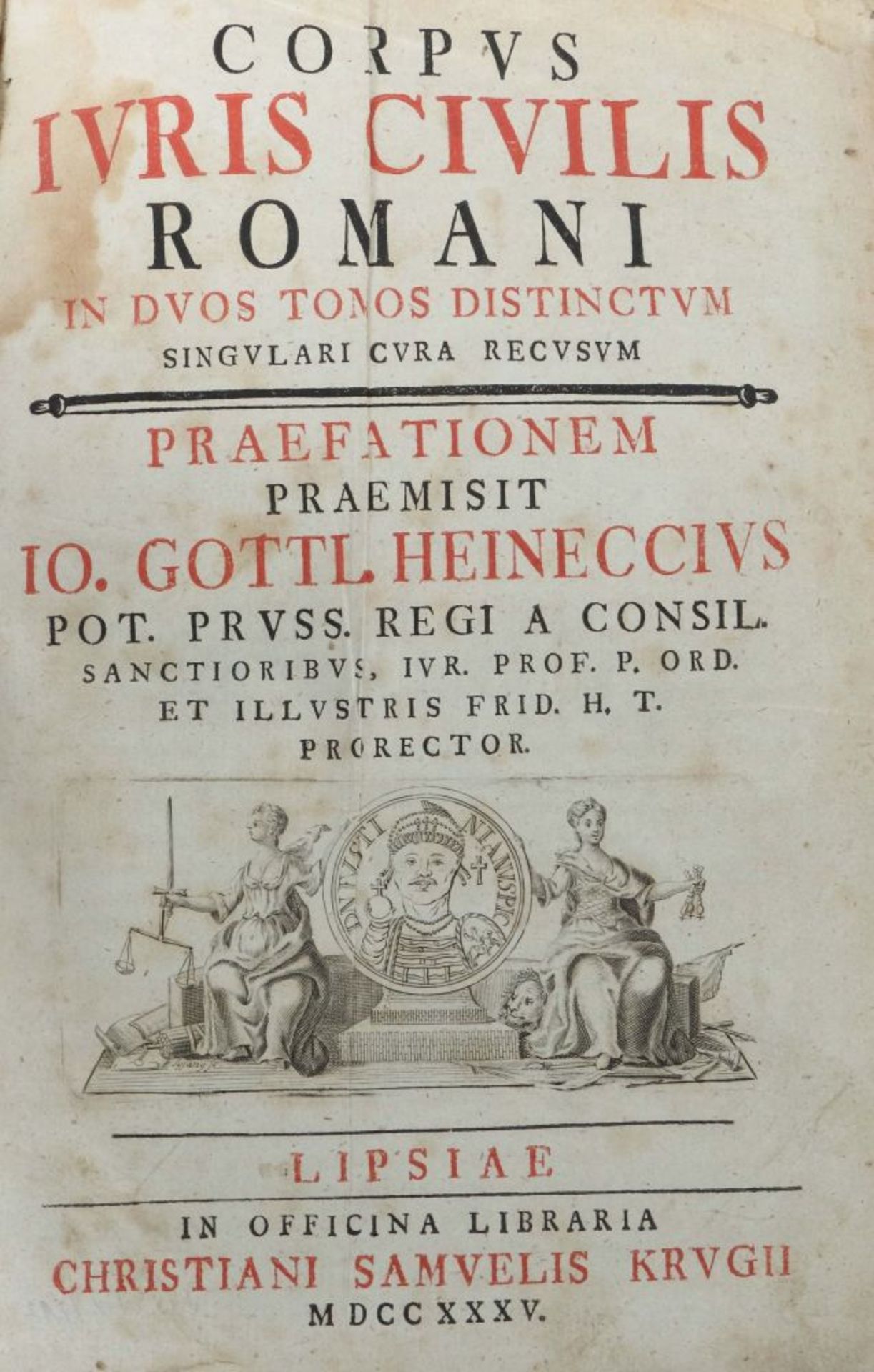 Heineccius, Johann Gottlieb Corpus - Image 4 of 5