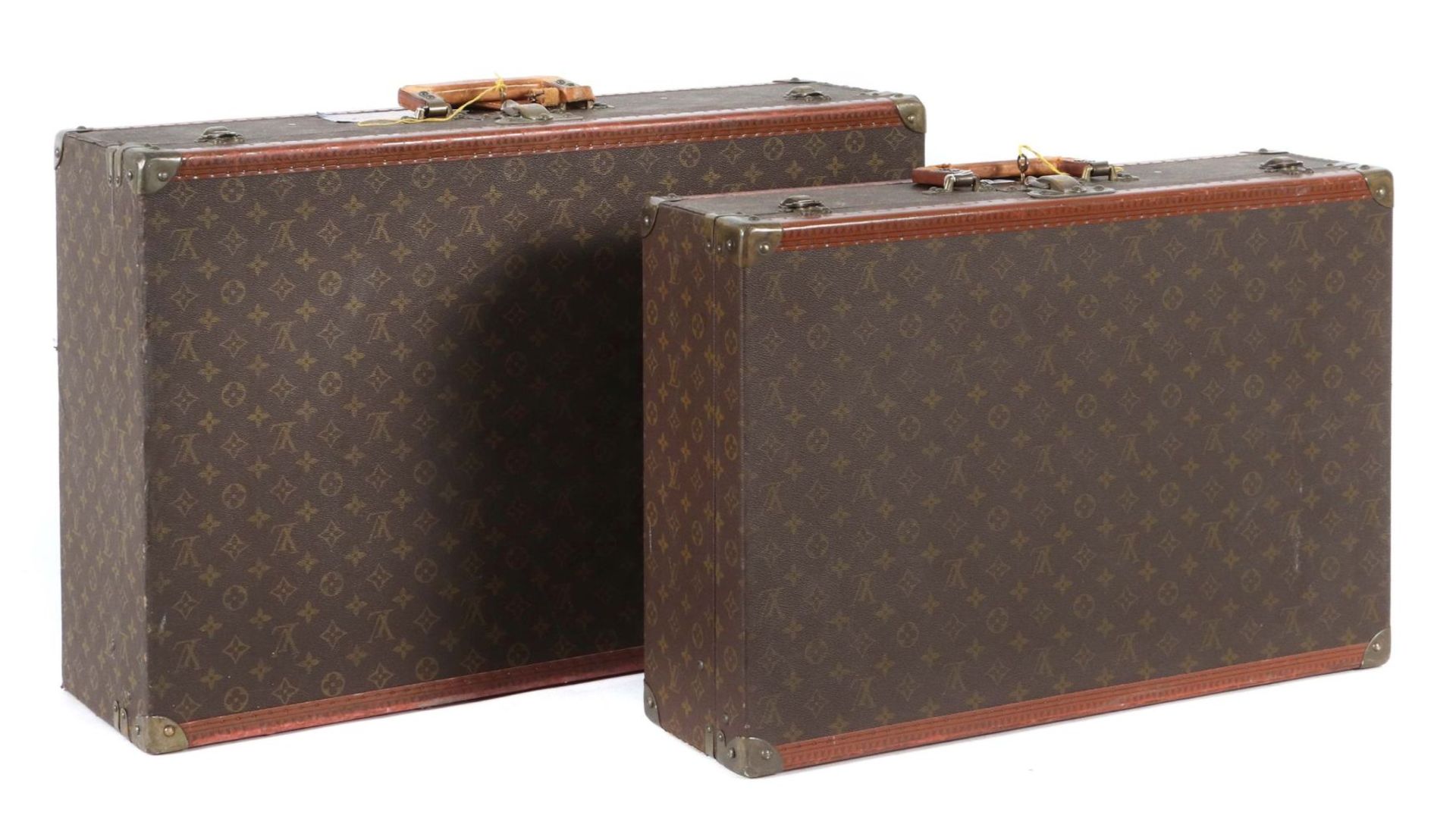 Paar Louis Vuitton-Reisekoffer "Alzer"