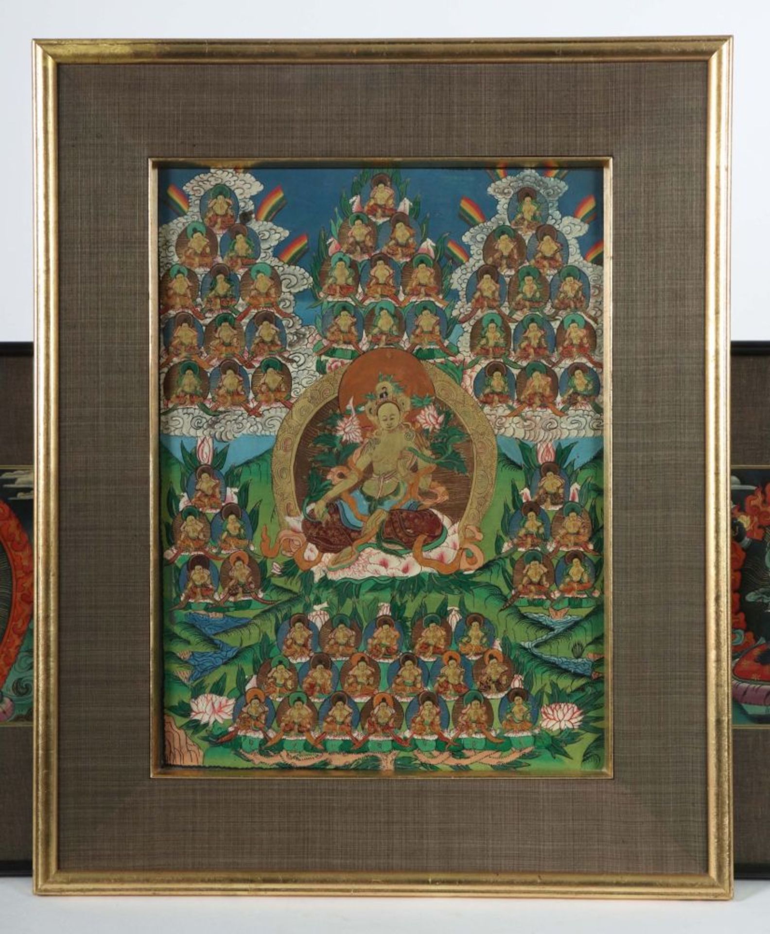 Vier Thangkas Nepal/Tibet, 20. Jh., 1 - Image 6 of 7