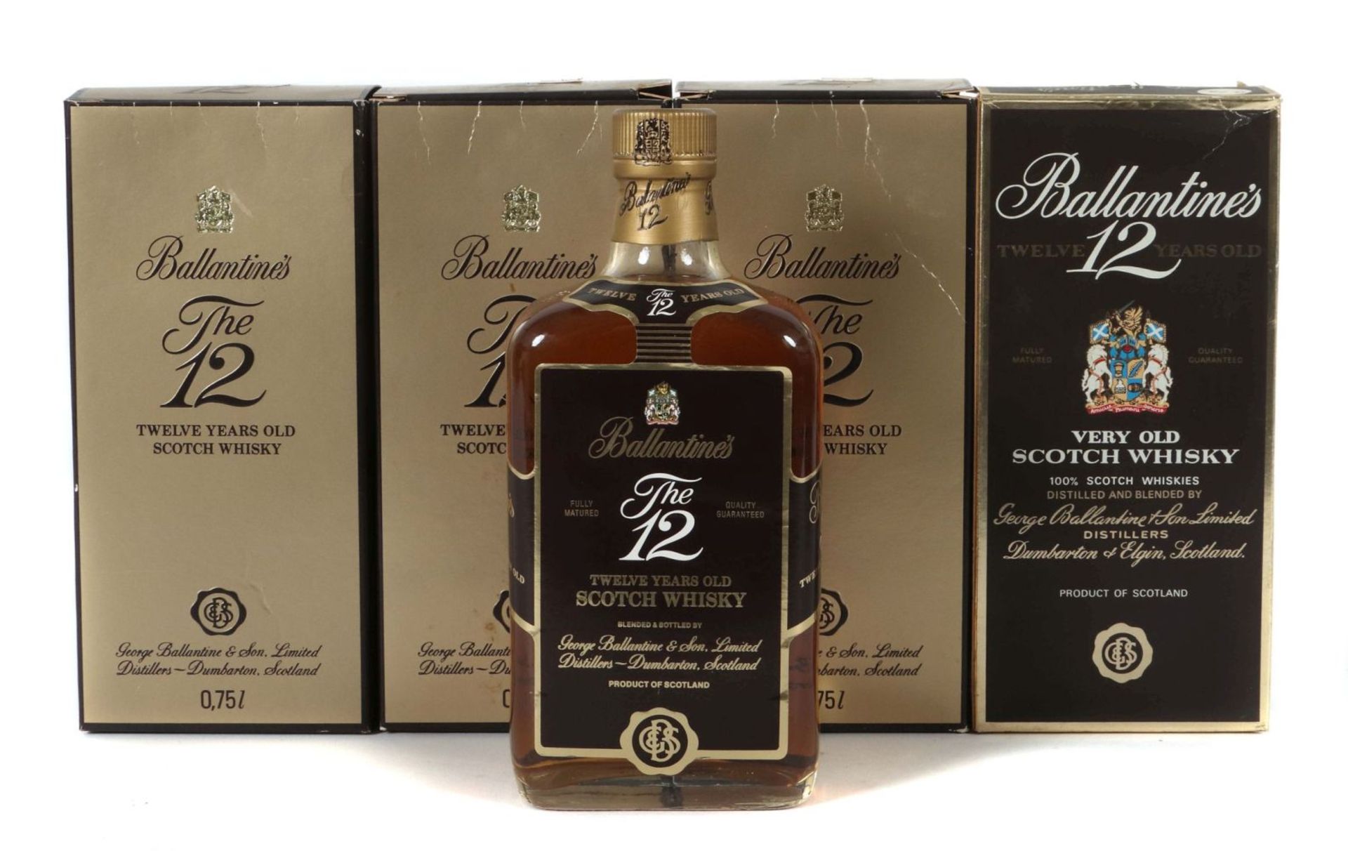 5 Flaschen Scotch Whisky Ballantine's,