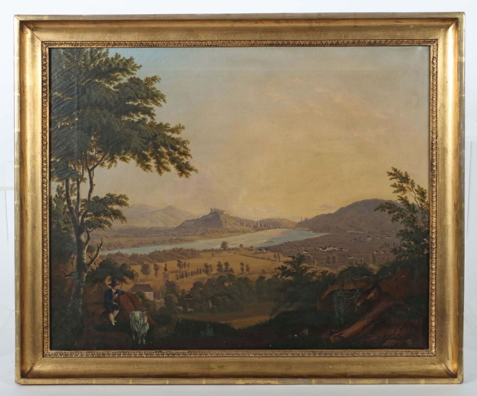 Monogrammist FW "Blick auf Salzburg", - Image 2 of 5