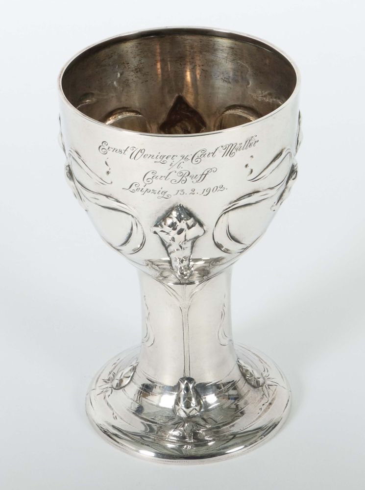 Jugendstil-Pokal Koch & Bergfeld, - Image 2 of 4