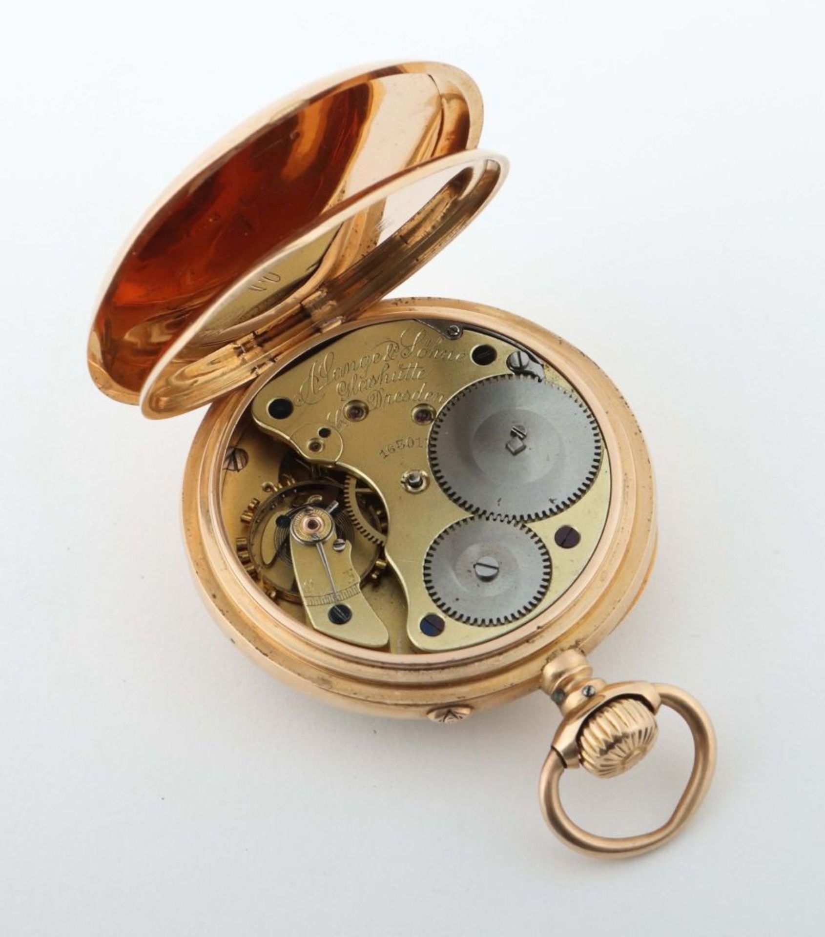 Taschenuhr A.Lange & Söhne Glashütte, - Bild 2 aus 2