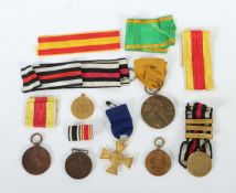 Konvolut 7 Orden und Medaillen