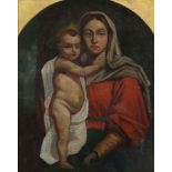 Maler des 19. Jh. "Madonna mit Kind",