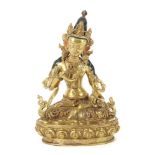 Bronzefigur des Vajrasattva Nepal, 2.