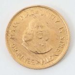 2 Rand-Goldmünze Südafrika, 1967, Gold