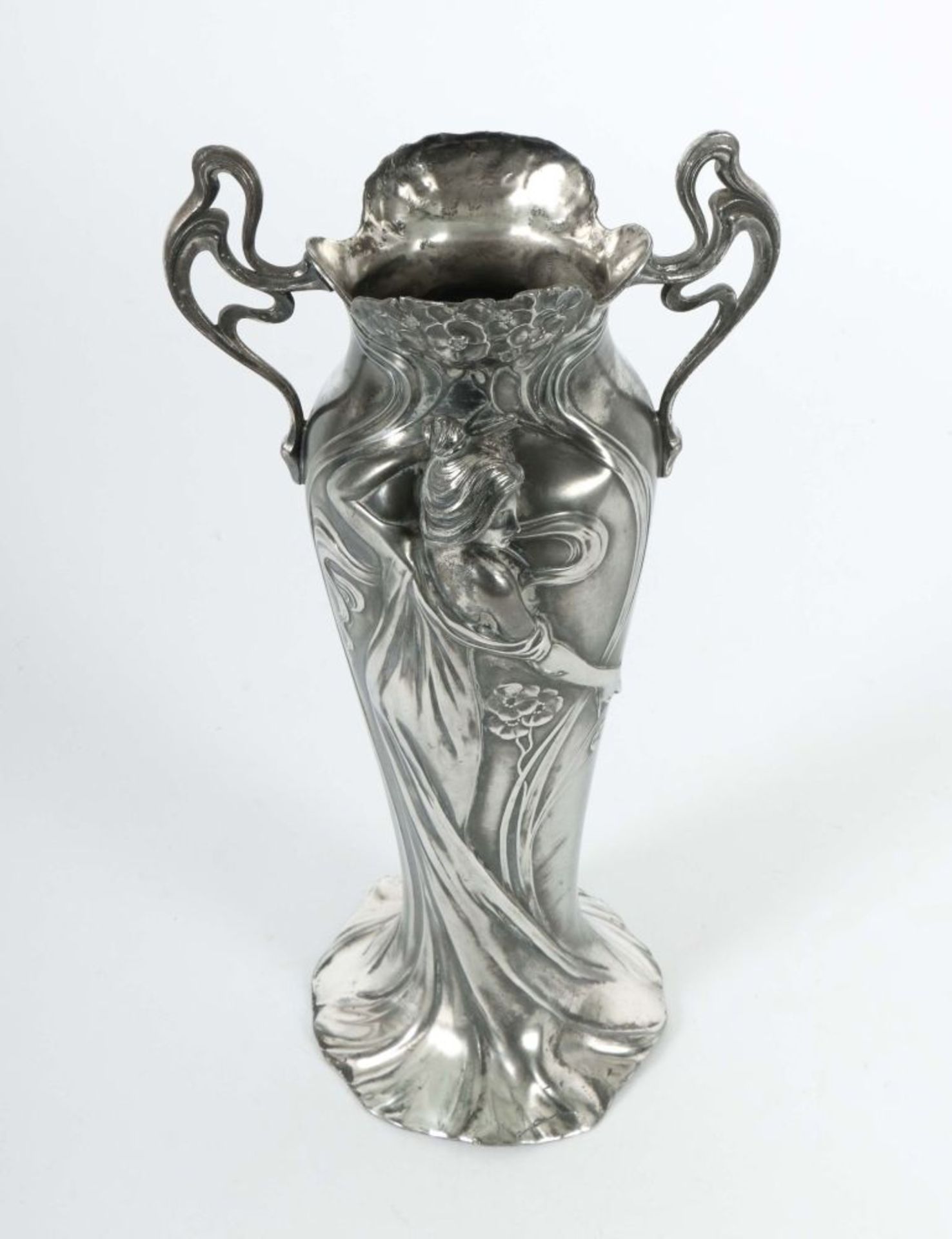 Jugendstil-Henkelvase WMF, Geislingen, - Bild 2 aus 3