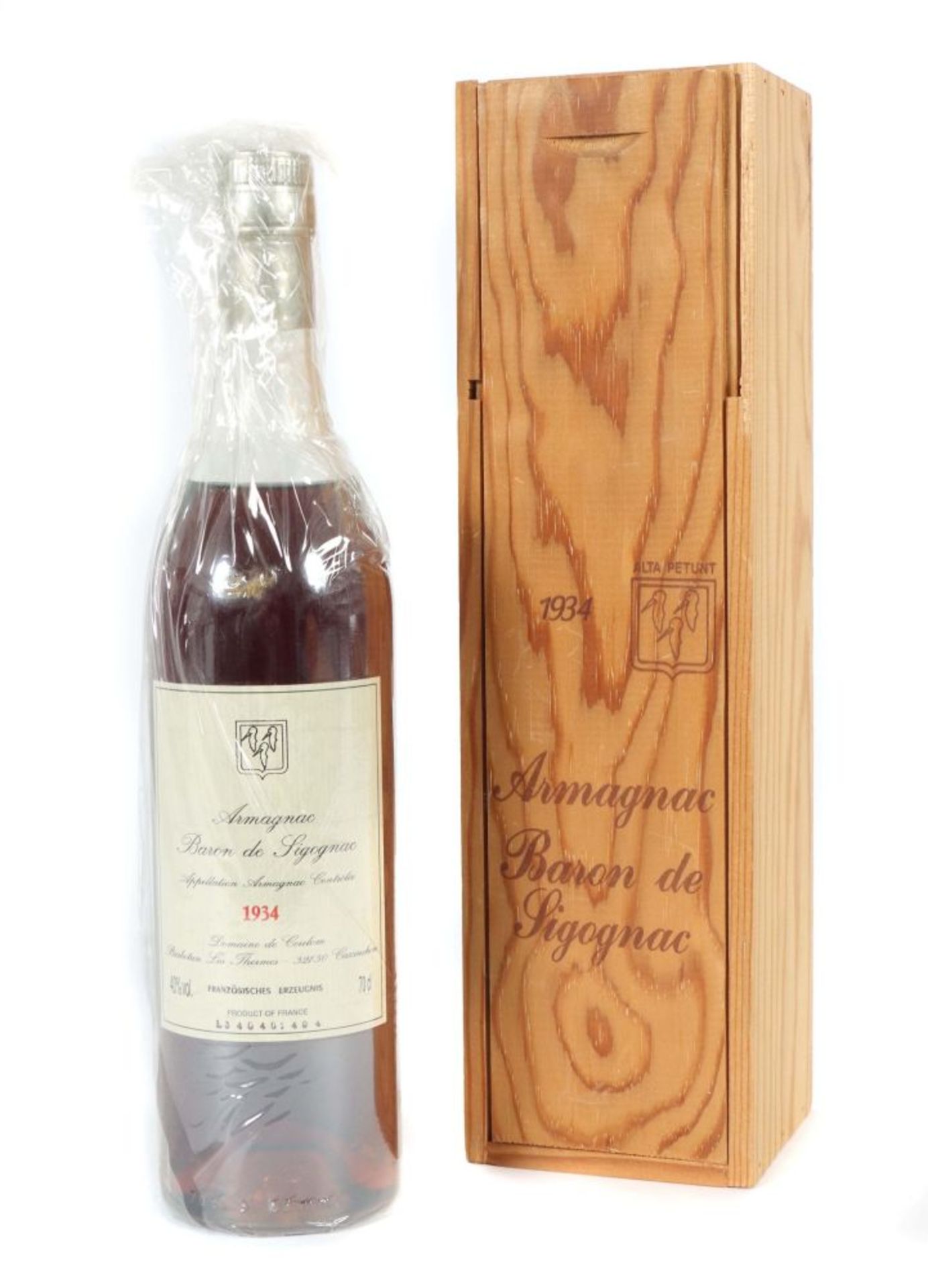 1 Flasche Armagnac Baron de Sigognac,