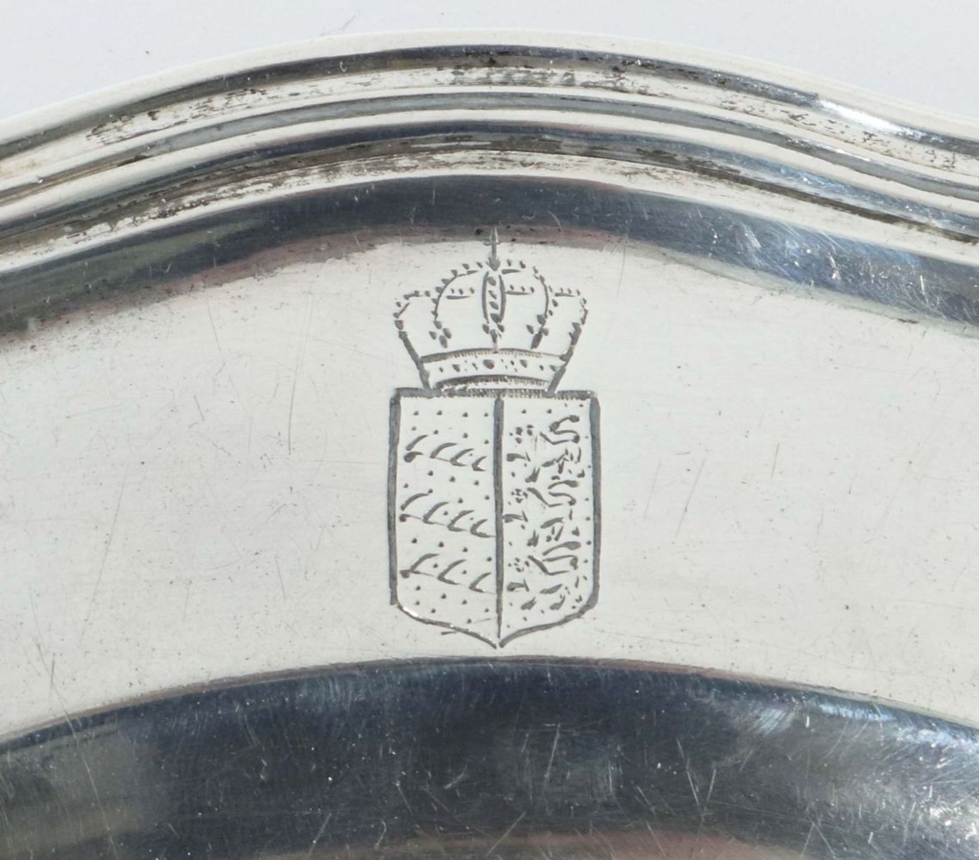 Barock-Teller mit Wappen des - Bild 2 aus 4