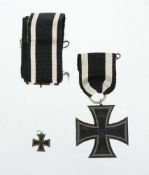 Eisernes Kreuz und Miniatur 1813-70,