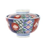 Imari-Chawan mit Deckel Japan,