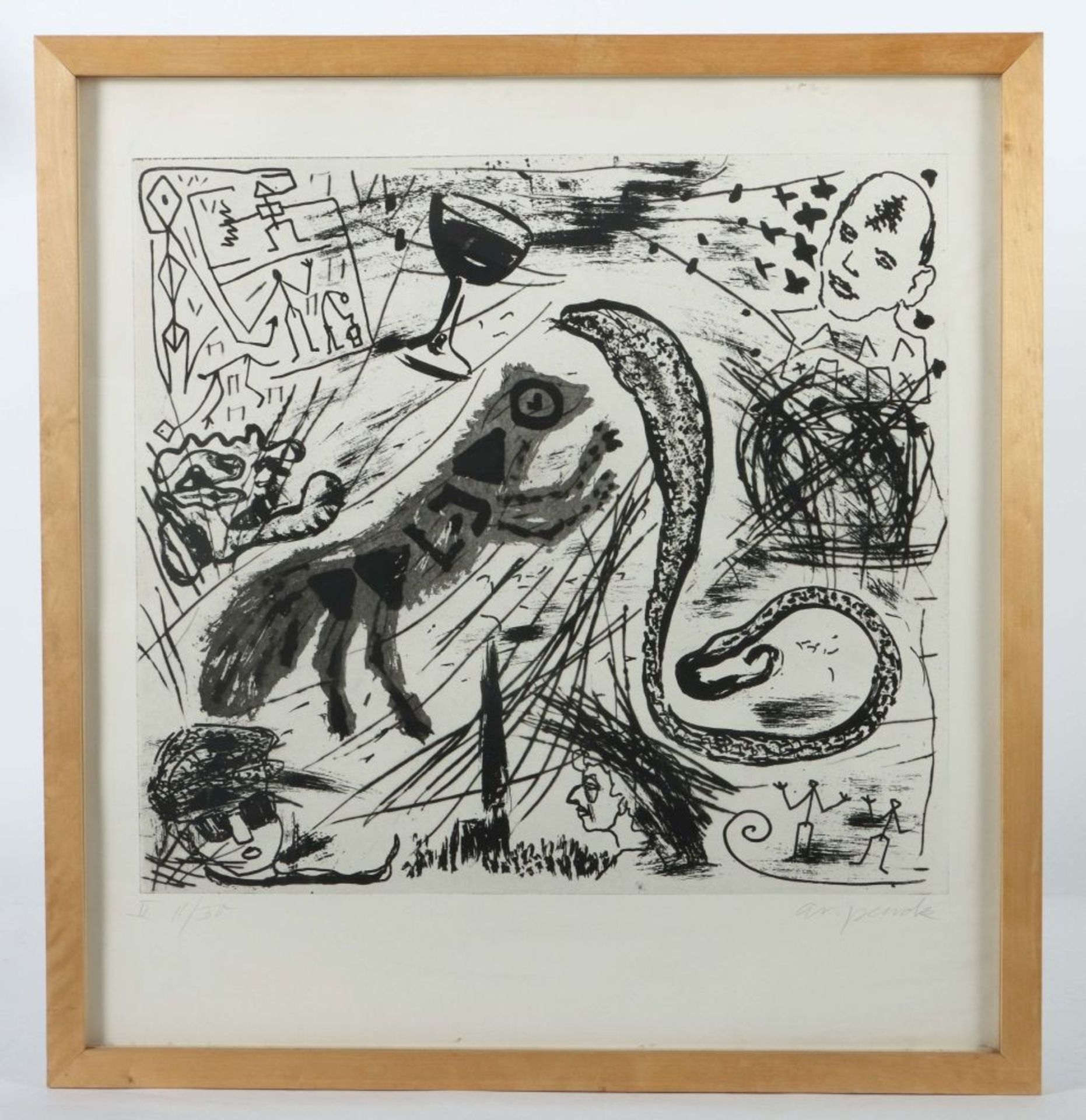 Penck, A. R. das ist: Ralf Winkler, - Image 2 of 4