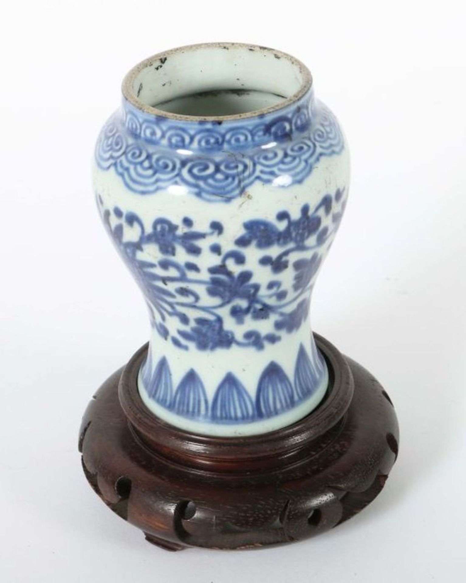 Kleine Balustervase China, wohl 1. - Image 3 of 4