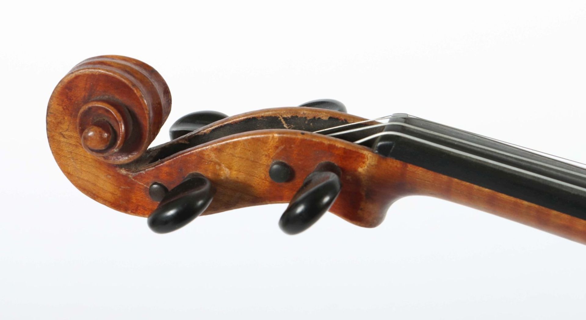 Geige mit 2 Bögen ca. um 1900-1930, - Bild 4 aus 7