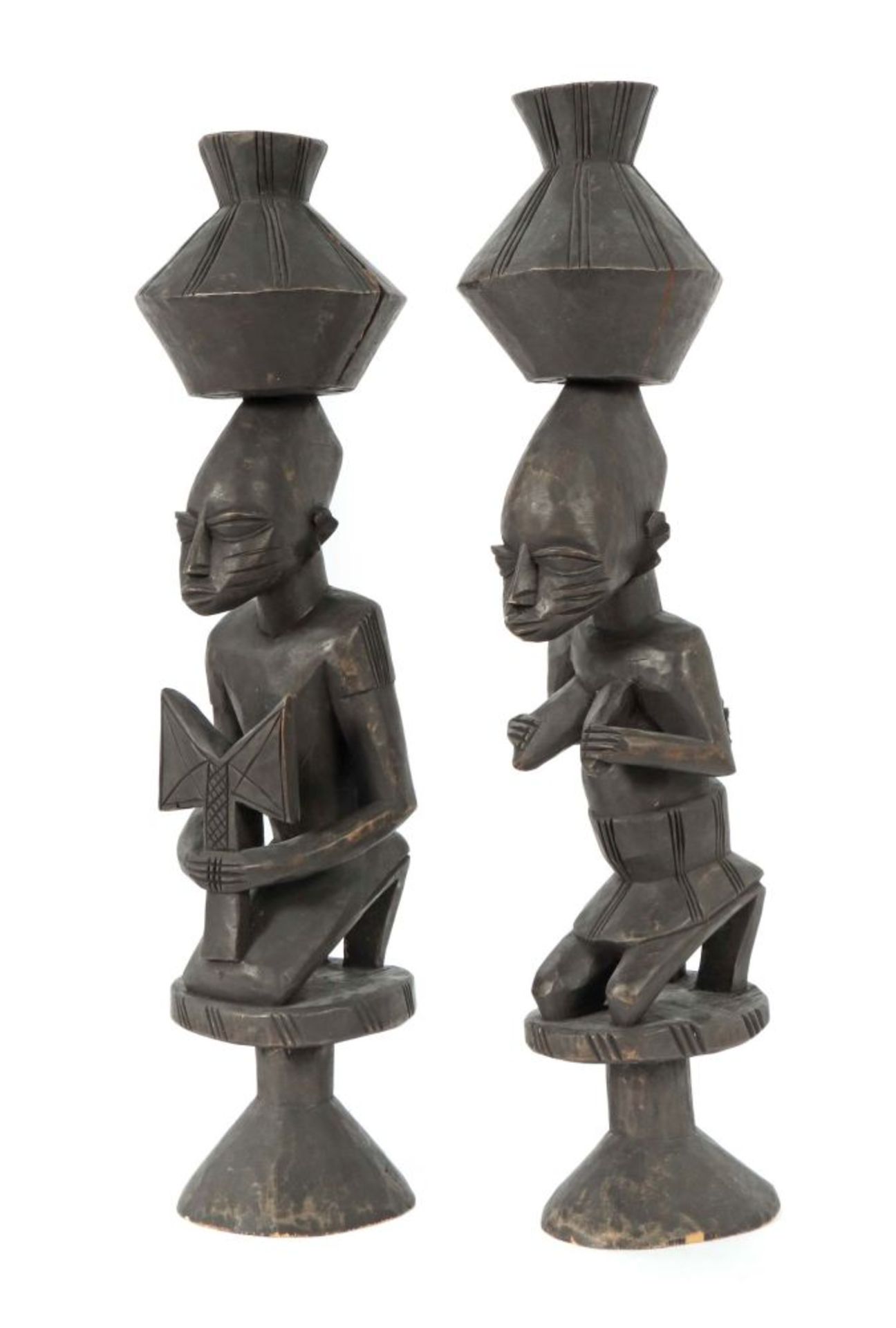 Yoruba Figuren-Paar Nigeria, Holz