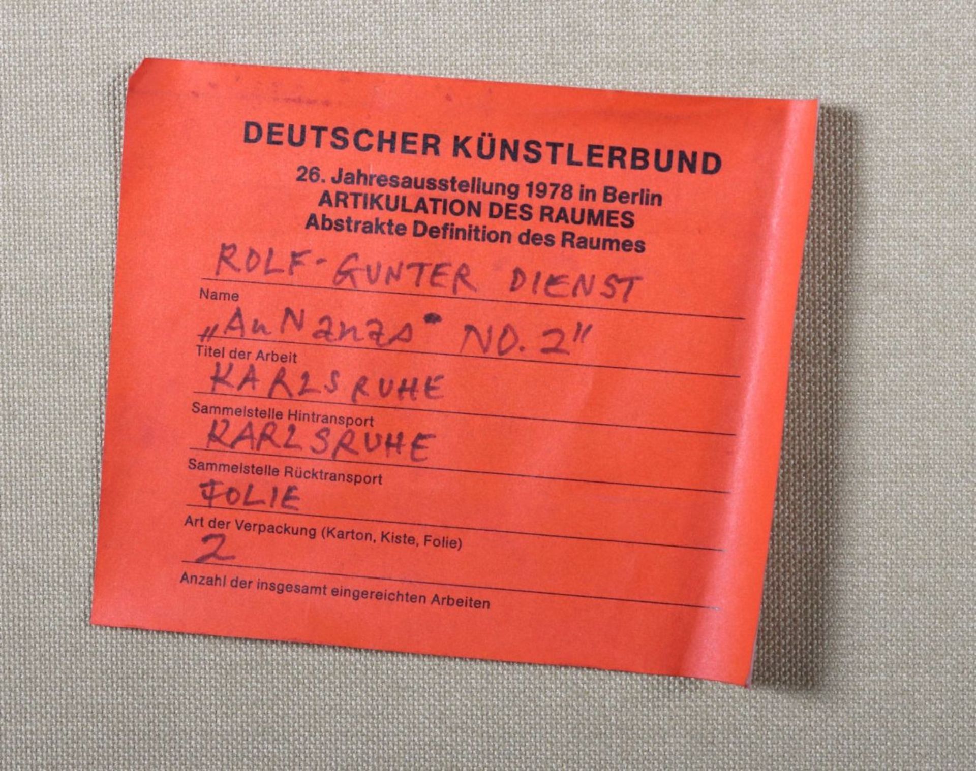 Dienst, Rolf-Gunter Kiel 1942 - 2016 - Image 3 of 4