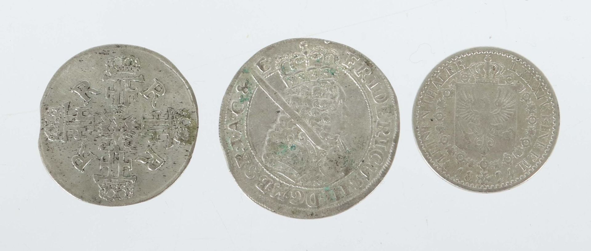 3 Münzen Brandenburg-Preussen 18 - Image 2 of 2