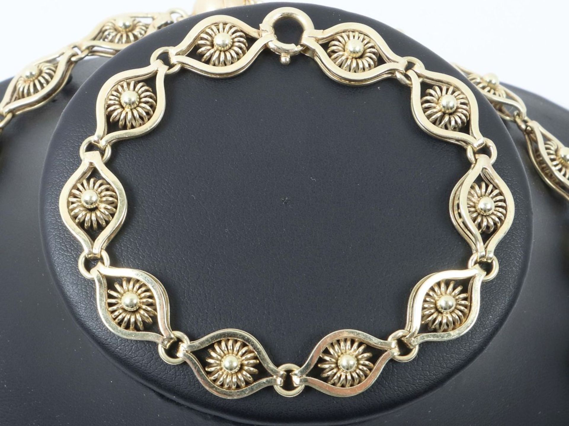 Schmuckset Gelbgold 585, Collier und - Image 3 of 3