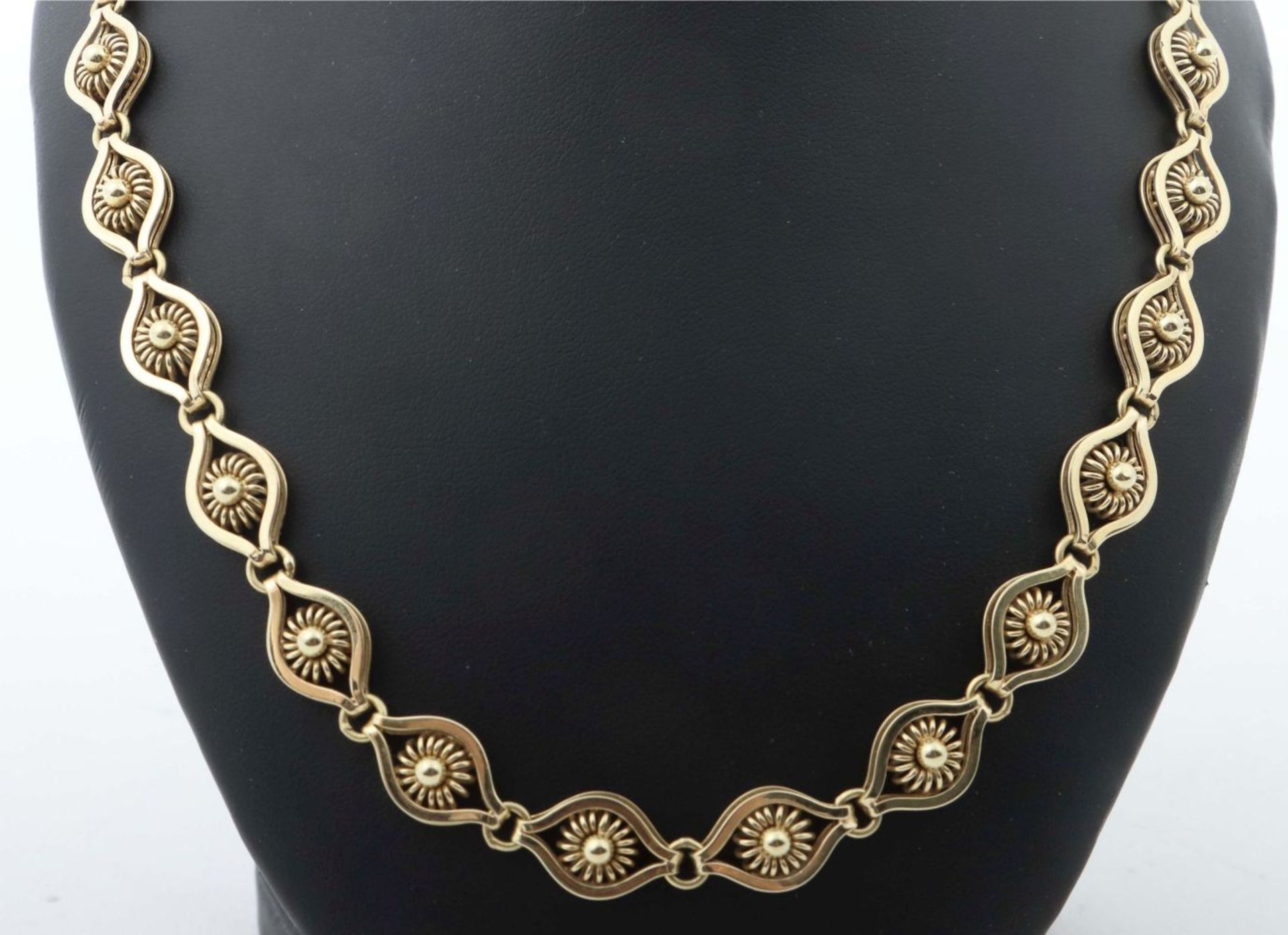 Schmuckset Gelbgold 585, Collier und - Image 2 of 3