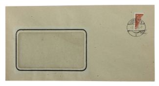 Briefumschlag 7.9.1945 DIN lang mit
