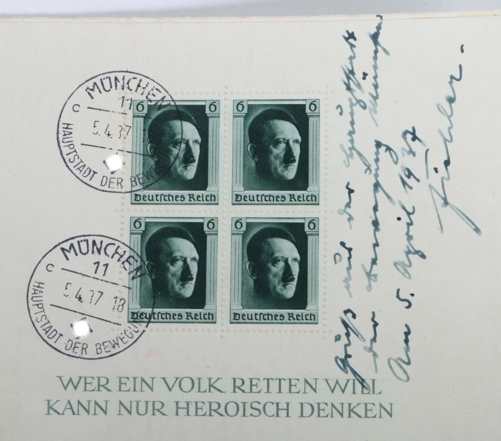 Briefkuvert 1937 original - Bild 2 aus 3