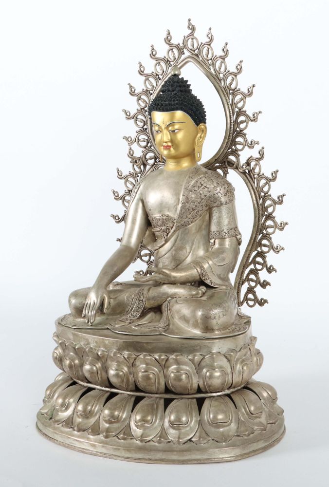 Großer sitzender Buddha Shakyamuni - Image 2 of 4