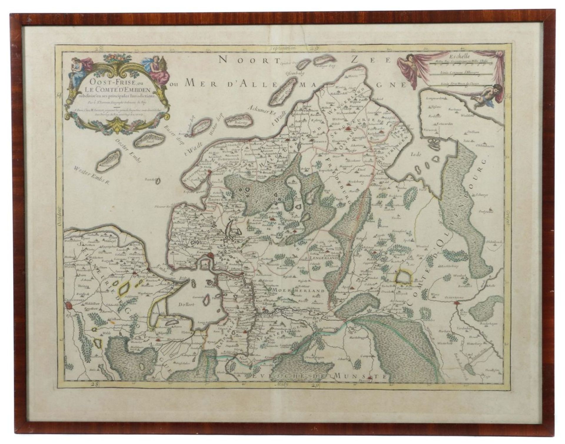 Paar Landkarten "Ostfriesland" und - Bild 3 aus 3