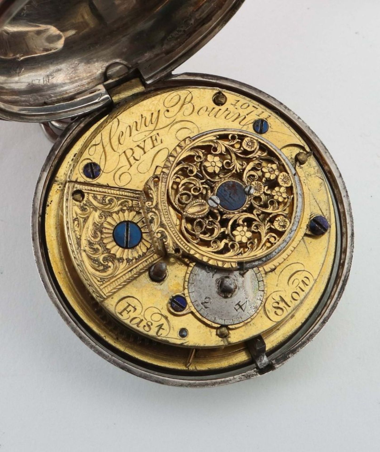 Englische Spindeltaschenuhr - Image 3 of 3