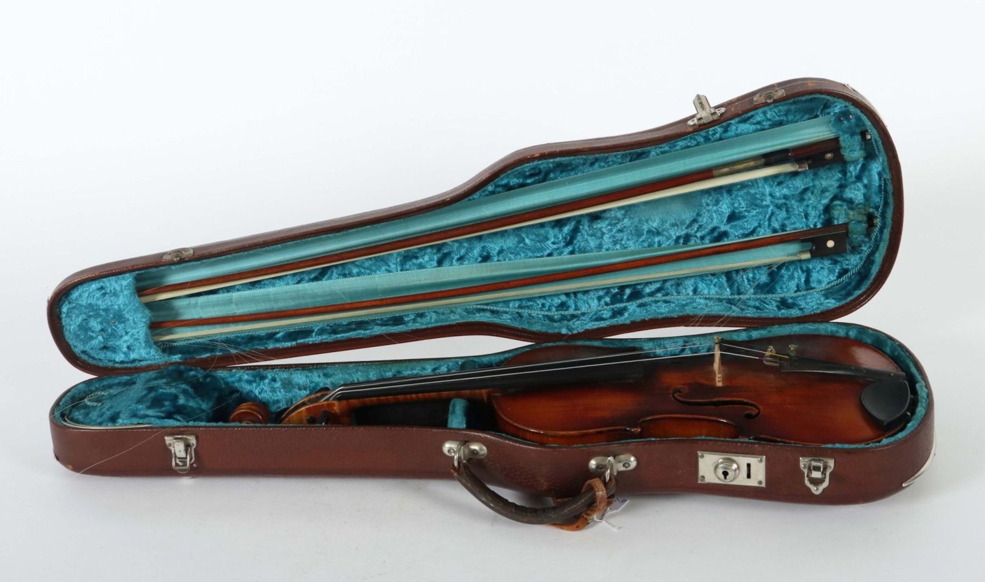 Geige mit 2 Bögen ca. um 1900-1930, - Image 7 of 7