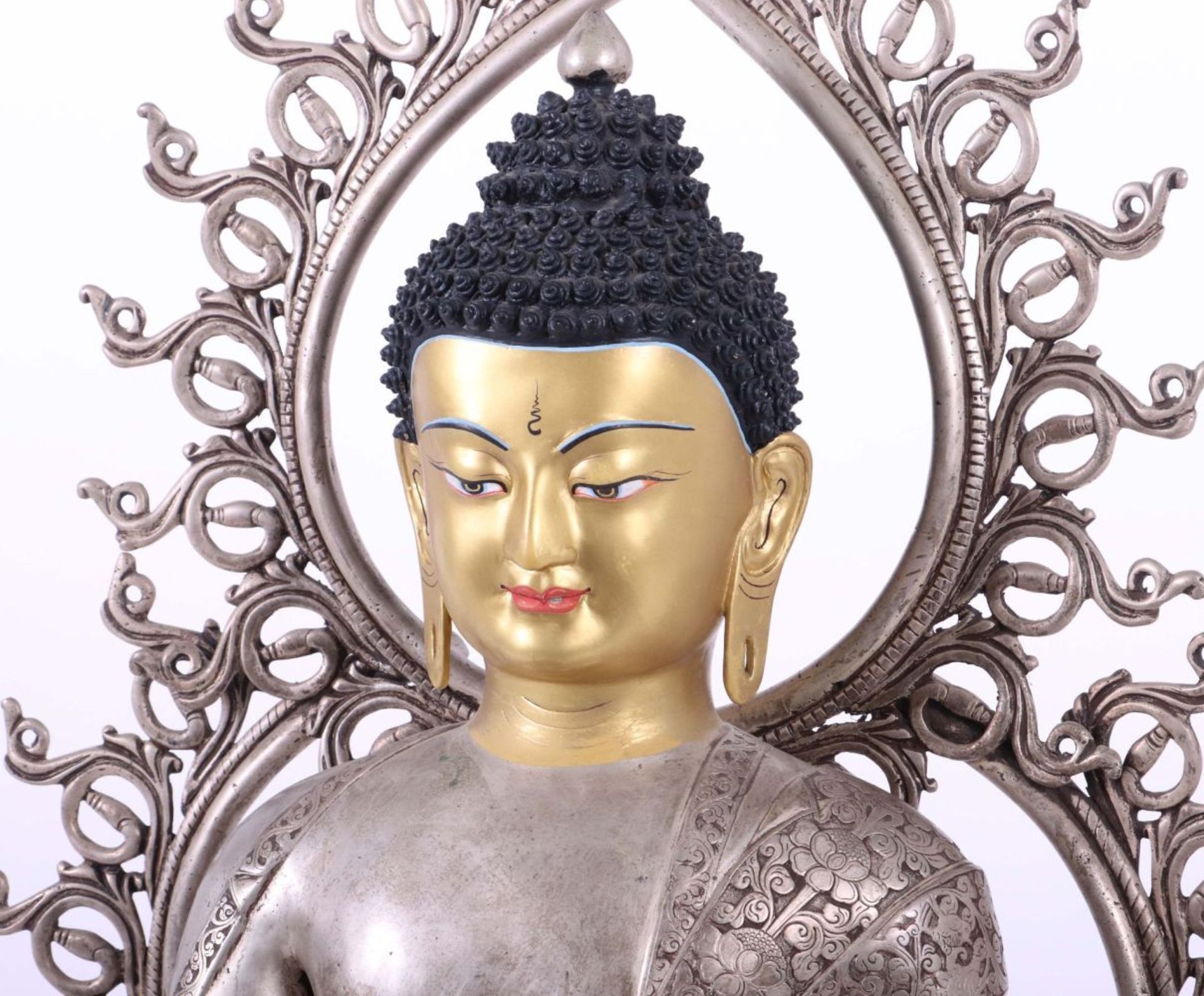 Großer sitzender Buddha Shakyamuni - Bild 3 aus 4