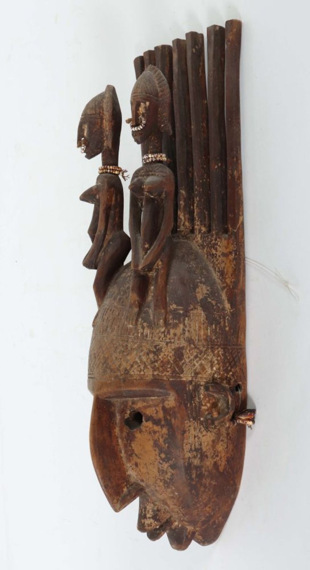 Bambara Ntomo-Maske Mali/Burkina Faso, - Bild 2 aus 2