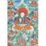 Thangka mit Kelsang Gyatsho Tibet, 18.