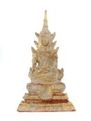 Sitzender Buddha Thailand, 20. Jh.,