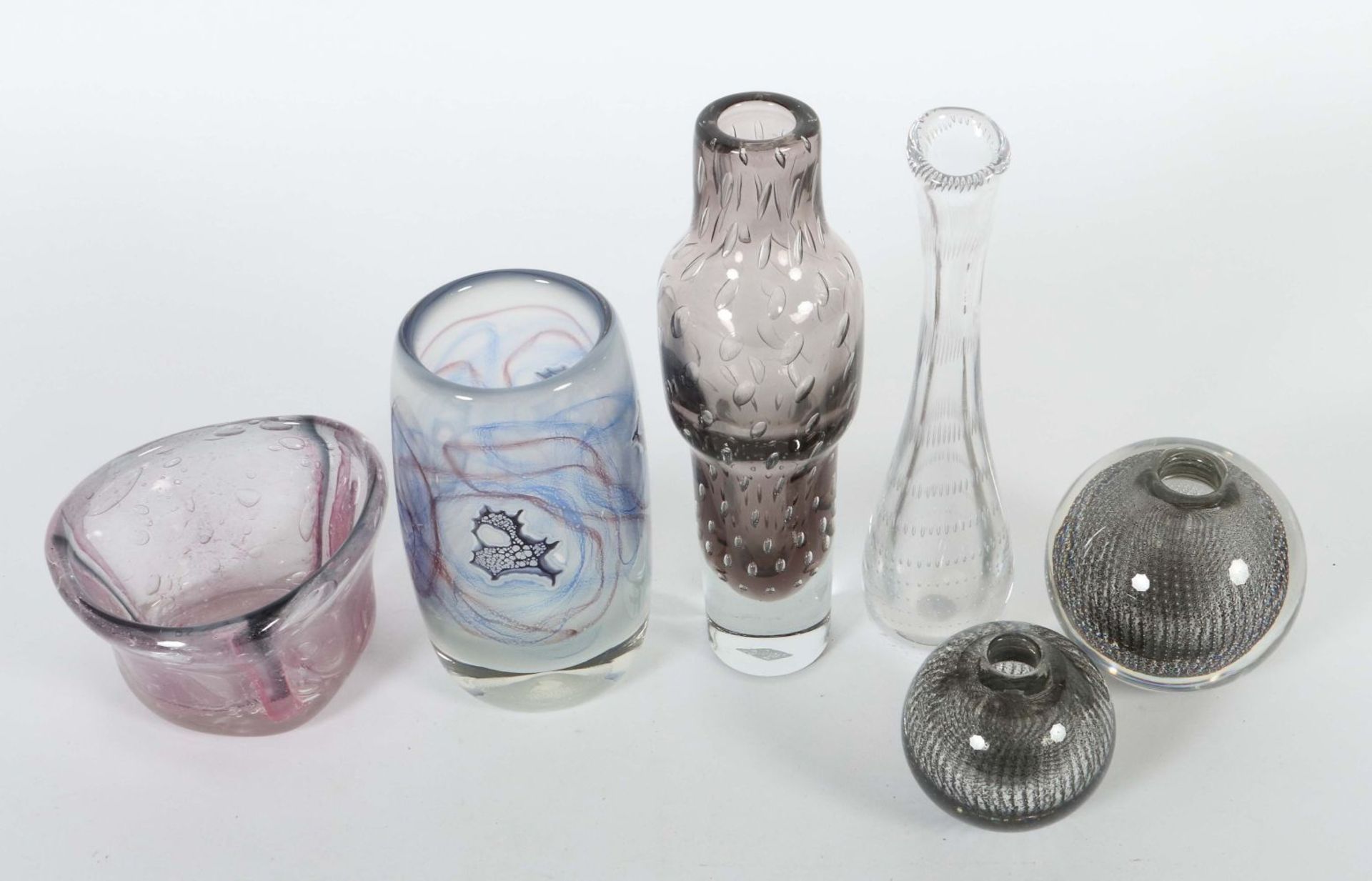 Eine Schale und 5 Vasen 4x wohl WMF, - Image 2 of 2