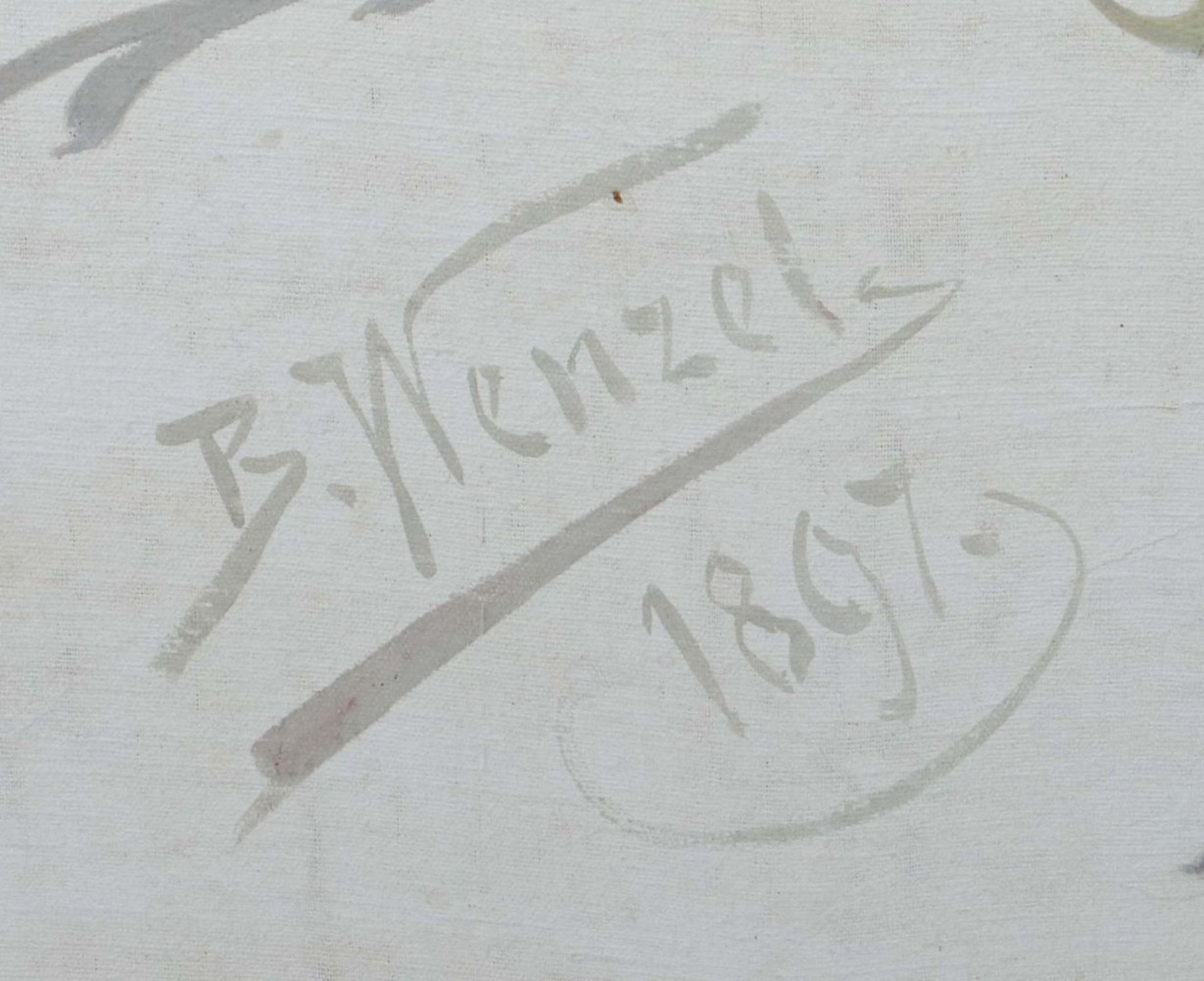 Wenzel, B. Künstler des 19./20. Jh.. - Bild 2 aus 2