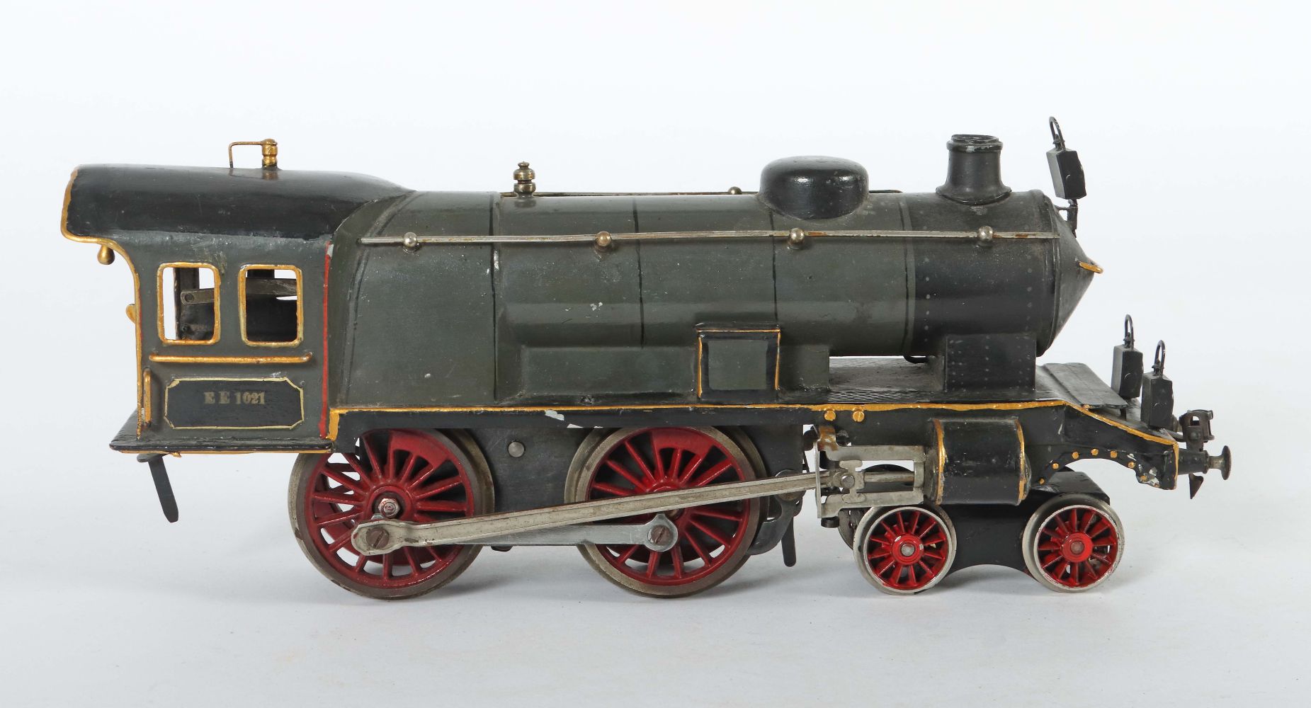 Uhrwerk-Lok Märklin, Spur 1, EE 1021, - Image 3 of 5