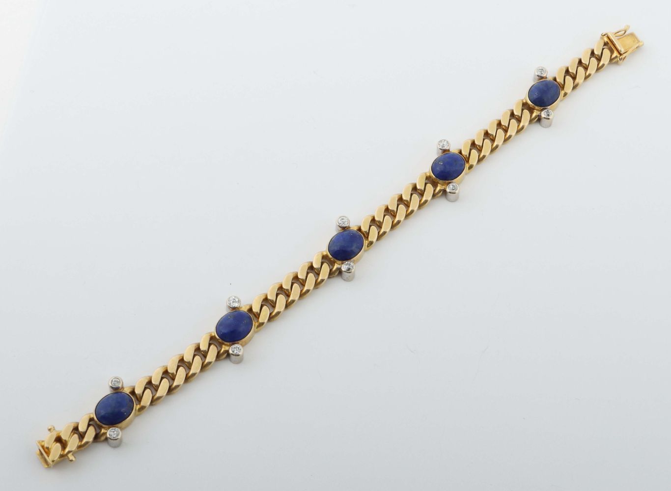 Armband mit Lapis Lazuli und Diamanten