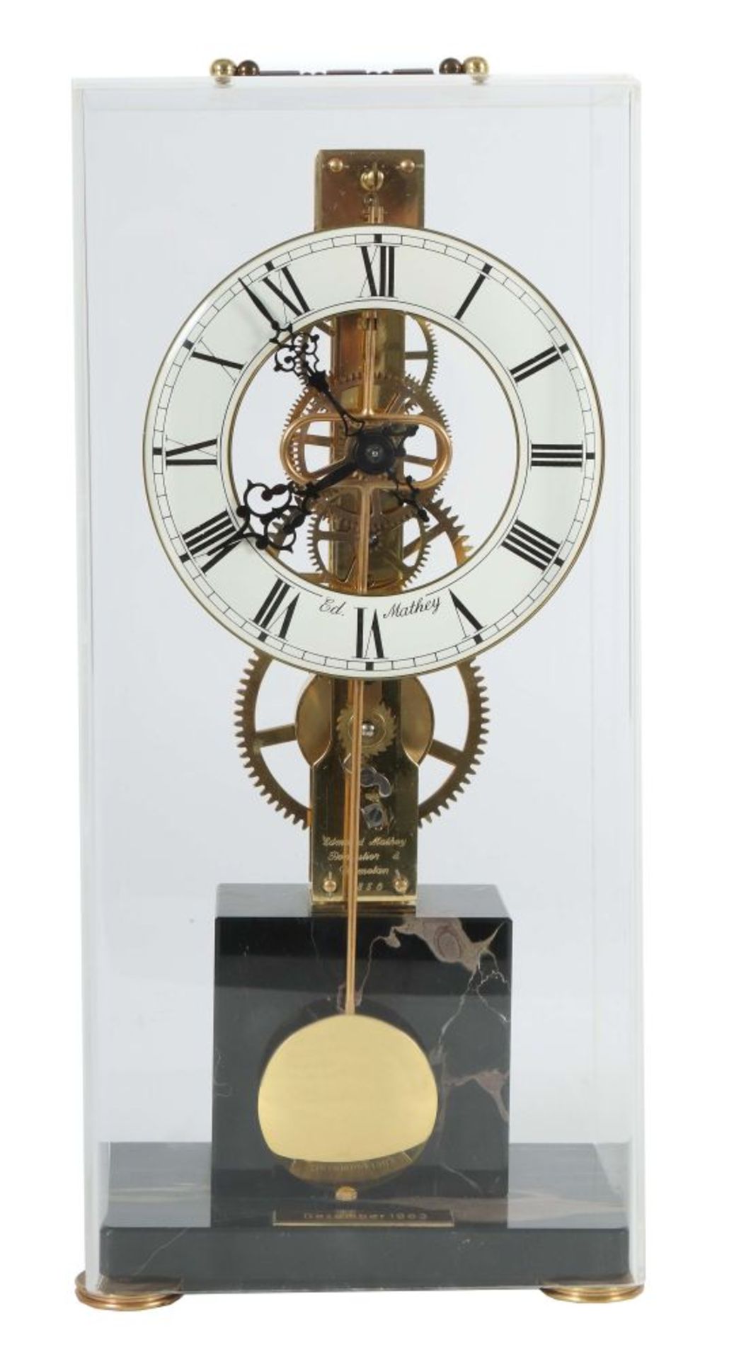 Edmond Mathey Skelett-Uhr Schweiz,
