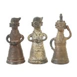 3 Dhokra-Figuren Indien,