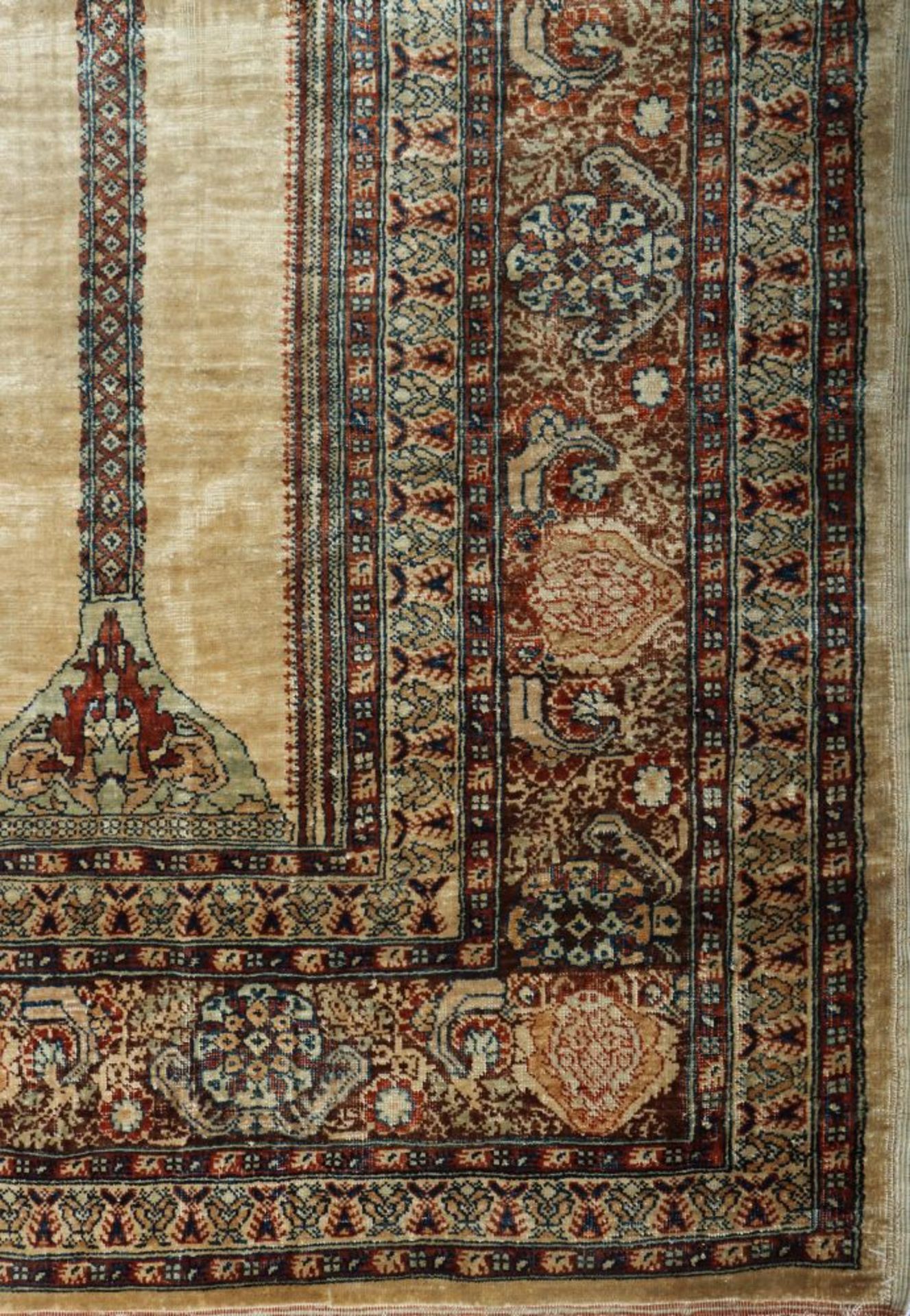 Tabriz Gebetsteppich Seide - Image 3 of 5