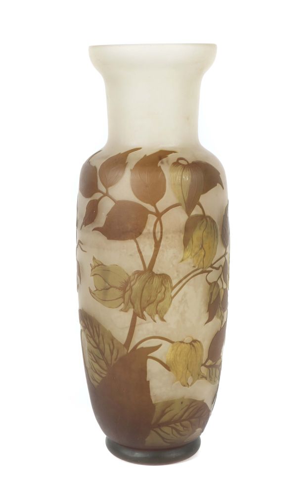 Vase mit Blütendekor Frankreich,
