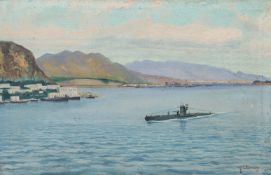 Russischer Maler des 20. Jh. "U-Boot