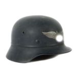 Luftschutzhelm sog. Gladiatoren-Helm,