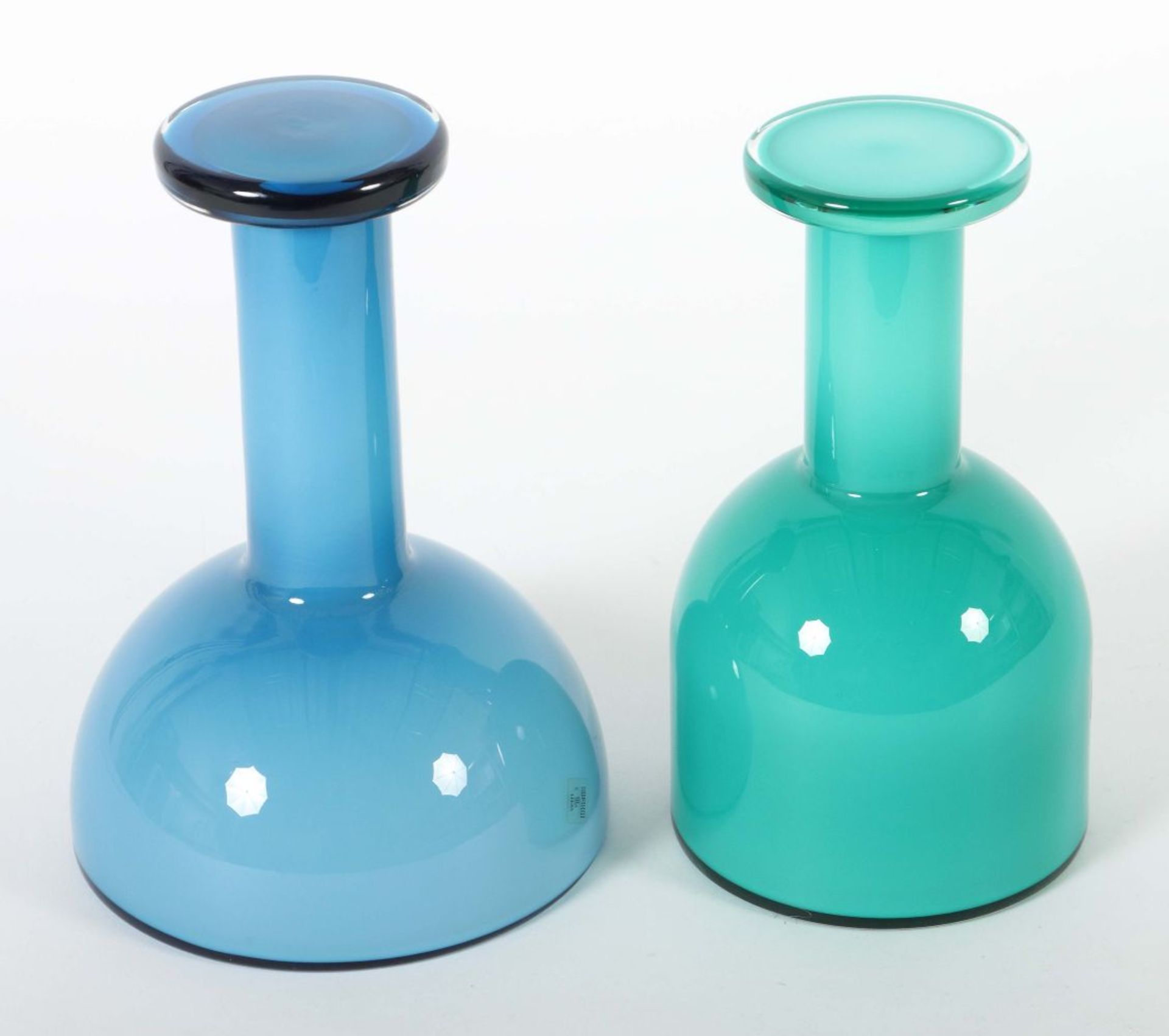 2 Murano-Vasen mit Stopfen Vetri, - Bild 2 aus 4