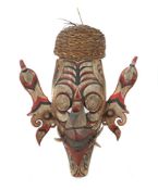 Dayak-Maske Borneo, Holz geschnitzt